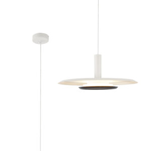 Ceiling Pendants - Mantra Tina 56cm Pendant 24W LED 3000K 1060lm White/Black (M9000)