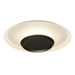 Ceiling Lighting - Mantra Tina 40cm Ceiling Light 18W LED 3000K 860lm White/Black (M9003)