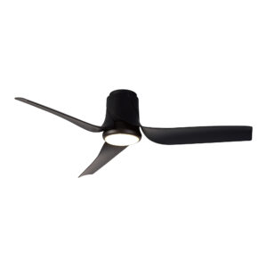 Ceiling Fans - Mantra Ushuaia 133cm 30W LED Dimmable Ceiling Light With Built-In 35W DC Fan 2700-5000K Black (M8718)