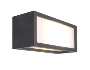 Mantra - Utah Wall Lamp 1 Light E27 IP65 Graphite (M7050)