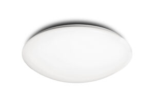 Ceiling Lighting - Zero E27 37cm Flush Ceiling/Wall 3x20W Medium White Acrylic (M5411)