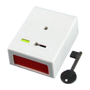Panic Buttons - CQR Single Push Plastic Personal Alarm (White) (PASP1)