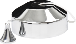 ML Accessories - Knightsbridge 10AX 2-way Pull Cord Switch - Polished Chrome (8300PC)