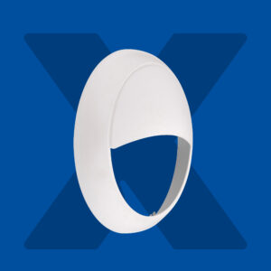 Bulkhead Trims - Saxby EvoX Eyelid Bezel Matt White X-Series (122326)