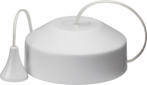ML Accessories - Knightsbridge 10AX 2-way Pull Cord Switch - Matt White (8300MW)