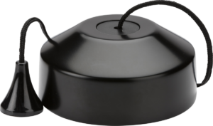 ML Accessories - Knightsbridge 10AX 2-way Pull Cord Switch - Matt Black (8300MB)