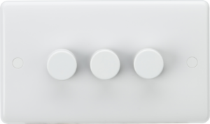 Curved Edge - Knightsbridge 5-400W (5-150W LED) 3G 2-way Intelligent Dimmer (CU2193)
