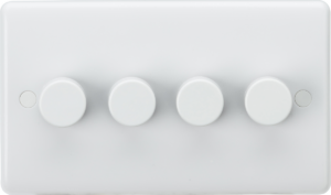 Curved Edge - Knightsbridge 5-400W (5-150W LED) 4G 2-way Intelligent Dimmer (CU2194)