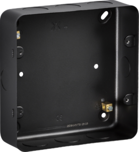 Metal Clad - Knightsbridge Metalclad 6-8G Surface Mount Box - Textured Sand Black Finish (GDSG68TB)