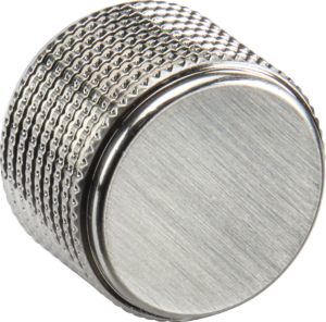 ML Accessories - Knightsbridge Decorative Solid Metal Dimmer Cap - Brushed Chrome (DIMDBC)