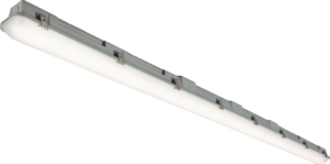 Anti Corrosives - Knightsbridge HELIX MAX 6FT 230V IP66 IK10 Quad Wattage Tri-CCT Modular Non-Corrosive Fitting with Corridor Sensor (HEXMCF6)