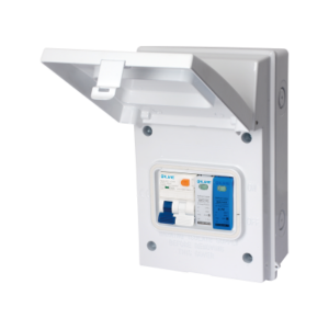 Live Electrical 4-Way EV Garage Unit 40A w/SPD 1P+N White