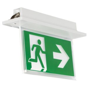 Eterna 2.5W Recessed LED Maintained Emergency Exit Sign