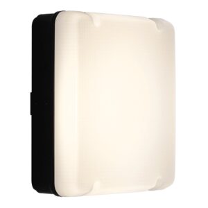 Eterna Reba Power CCT IP65 Square Opal Black Step Dim