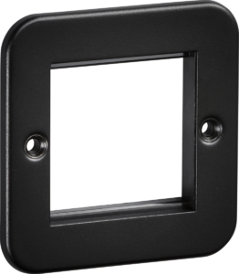 Knightsbridge Metalclad 2G Modular Faceplate Sand Black