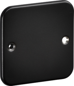 Knightsbridge Metalclad 1G Blanking Plate Sand Black