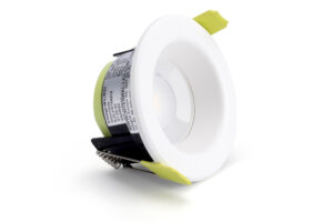 Integral Luxfire Ii Fire Rated Downlight 70Mm Cutout Ip65 7W 840Lm 3000/4000/5000 Switchable Cct 120Lm/W 55 Deg Beam Dimmable
