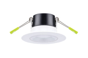 Integral Xfire Core 3000/4000/6000K Cct Switchable 6W 130Lm/W 780Lm 70Mm Cutout 85Mm Bezel Ip65 Dimmable Inc White Bezel