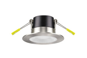 Integral Xfire Core 3000/4000/6000K Cct Switchable 6W 130Lm/W 780Lm 70Mm Cutout 85Mm Bezel Ip65 Dimmable Inc Brushed Nickel Bezel