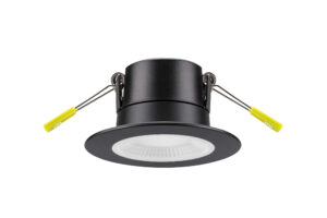 Integral Xfire Core 3000/4000/6000K Cct Switchable 6W 120Lm/W 720Lm 70Mm Cutout 85Mm Bezel Ip65 Dimmable Inc Black Bezel
