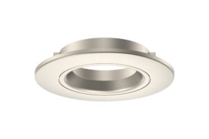 Integral Luxfire Ii Fire Rated Downlight Tiltable Satin Nickel Bezel Integral