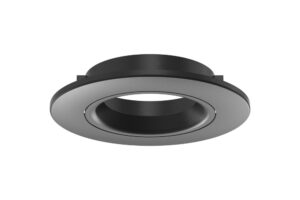Integral Luxfire Ii Fire Rated Downlight Tiltable Black Bezel Integral