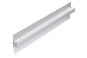 Integral Profile Aluminium Cove Side Lighting Plaster In 1M Polycarbonate Diffuser For 10mm Width Strip