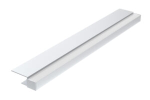 Integral Profile Aluminium Cove Uplighting Plaster In 1M Polycarbonate Diffuser For 10mm Width Strip