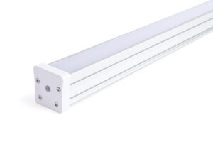 Integral Profile Anodised Aluminium Recessed Walkover Uplight 1M Polycarbonate Includes 2 Endcaps Waterproof Silicone