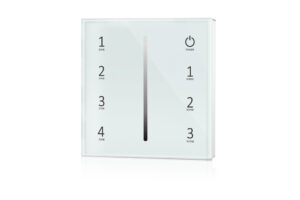 Integral Skydance T21 White Led Wall Controller Single Colour 4 Zones 3 Scenes Battery: Cr2032