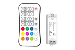 Integral Skydance Sc + R9 Simple Spi Digital Led Controller Bundle Rf 2.4Ghz Receiver & Remote Rgb/Rgbw 12-24V