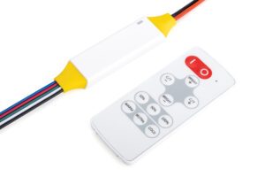 Integral Rf Receiver And Remote Cct Tuneable 2Ch 6-24V Constant Voltage 168W(24V) Per Channel (Total 336W 24V)