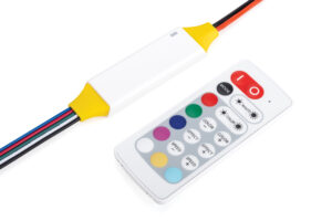 Integral Rf Receiver And Remote Rgbw 4Ch 6-24V Constant Voltage 60W(24V Rgb) Per Channel 96W(24V White) (Total 270W 24V)