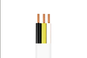 Integral Led Strip Flex 3-Core Double-Sheathed 0.75mm² 18Awg Black/Yellow/White Wire Ø5mm Suitable For IP67 Strip 1M