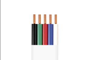 Integral Led Strip Flex 5-Core Double-Sheathed 0.75mm² 18Awg Red/Green/Blue/Black/White Wire Ø6mm Suitable For IP67