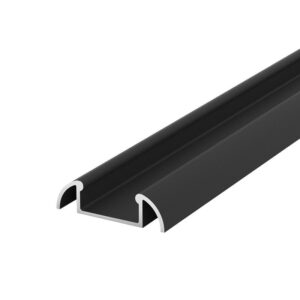 Arc LED 2 Metre Dome Mounted Base Profile - Black