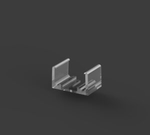 Arc LED Plastic Mounting Bracket for Flat LED Profile