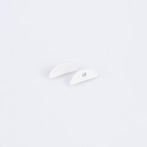 Arc LED Pair of End Caps for Arc LED Dome Profile (Silver)