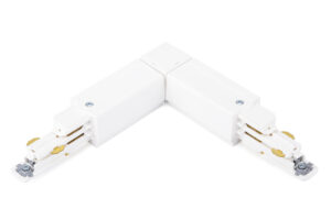 Integral L-Connector White Global Pro Trac 3-Circuit 230V Dali Inner